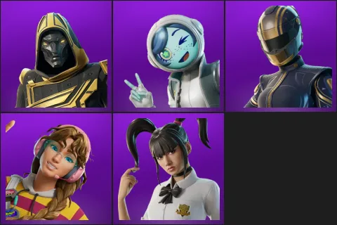 Blitz Knight, Explorer Luna, Hairpin, Pixelle, Yuki Yubari