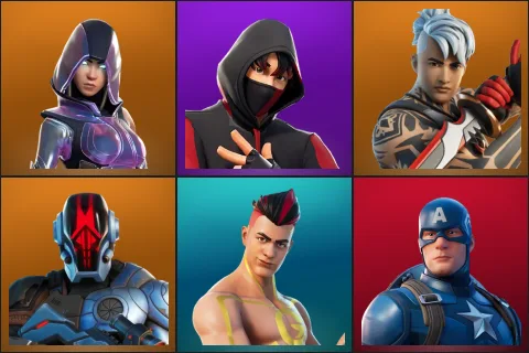 Glow, IKONIK, Ronin, The Foundation, TheGrefg, Captain America