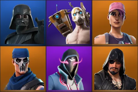 Darth Vader, Psycho Bandit, Rose Team Leader, Warpaint, Xander, Blackheart