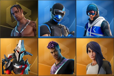 Travis Scott, Fixer, Point Patroller, Eternal Knight, Fade, Gear Specialist Maya