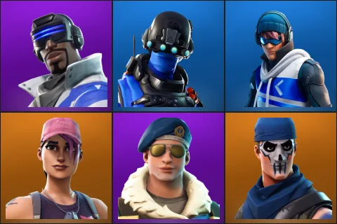 Blue Striker, Carbon Commando, Point Patroller, Rose Team Leader, Royale Bomber, Warpaint