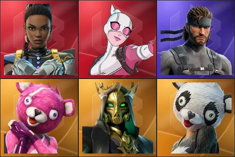 Shuri, Gwenpool, Solid Snake, Cuddle Team Leader, Hades, P.A.N.D.A Team Leader