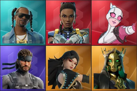 Snoop Dogg, Shuri, Gwenpool, Solid Snake, Era, Hades