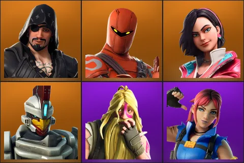 Blackheart, Hybrid, Rox, Sentinel, Bunker Jonesy, Explorer Emilie