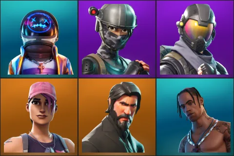Astro Jack, Elite Agent, Rogue Agent, Rose Team Leader, The Reaper, Travis Scott