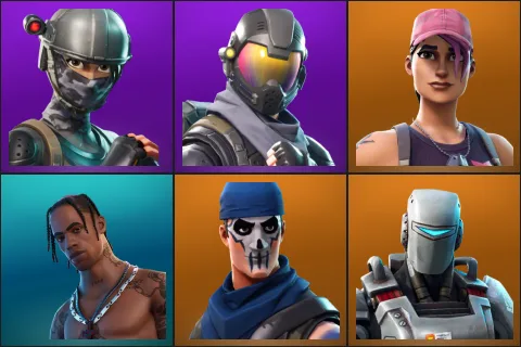 Elite Agent, Rogue Agent, Rose Team Leader, Travis Scott, Warpaint, A.I.M.
