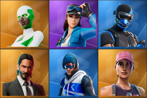 Backlash, Cloud Striker, Fixer, John Wick, Point Patroller, Rose Team Leader