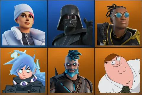 Blizzard Bomber, Darth Vader, Malik, Nezumi, Omegarok, Peter Griffin