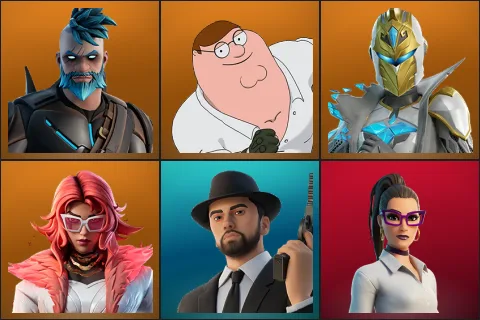 Omegarok, Peter Griffin, Spectra Knight, Valeria, Marshall Never More, Jennifer Walters