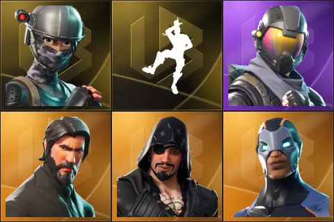 Elite Agent, Take The L, Rogue Agent, The Reaper, Blackheart, Carbide