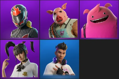 Burnoff, Pig the Butcher, Yeddy, Yuki Yubari, Chord Kahele