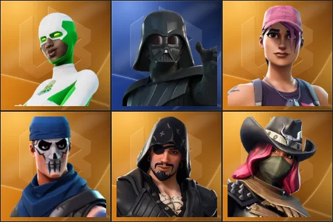 Backlash, Darth Vader, Rose Team Leader, Warpaint, Blackheart, Calamity
