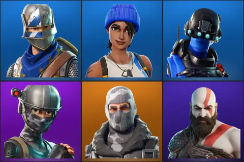 Blue Squire, Blue Team Leader, Carbon Commando, Elite Agent, Havoc, Kratos