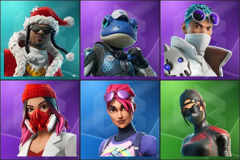 Santa Dogg, Pond Guardian Froggory, Sleetskull, Yulejacket, Brite Bomber, Scarlet Commander