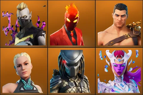 Driftwalker, Inferno, Menace, Paradigm (Reality-659), Predator, The Cube Queen