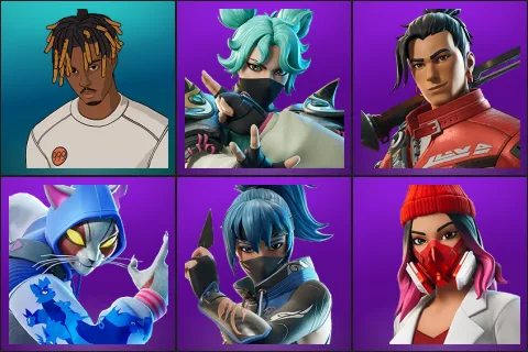 Slayer Juice WRLD, Jade, Kendo, Nyanja, Shadow Blade Hope, Yulejacket