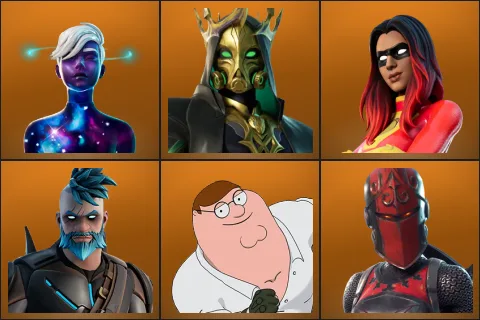 Galaxy Scout, Hades, Joltara, Omegarok, Peter Griffin, Red Knight