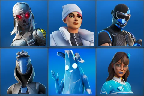 Zadie, Blizzard Bomber, Fixer, Sultura, Polar Peely, Blizzabelle