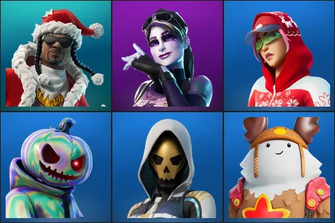 Santa Dogg, Dark Bomber, Arctic Adeline, Chrome Punk, Gold Blooded Ace, Sled Ready Guff