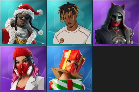 Santa Dogg, Slayer Juice WRLD, Felina, Yulejacket, Holiday Boxy