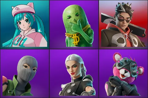 Neko Hatsune Miku, Big Dill, Bones, Caper, Cassidy Quinn, Cuddle Team Specialist