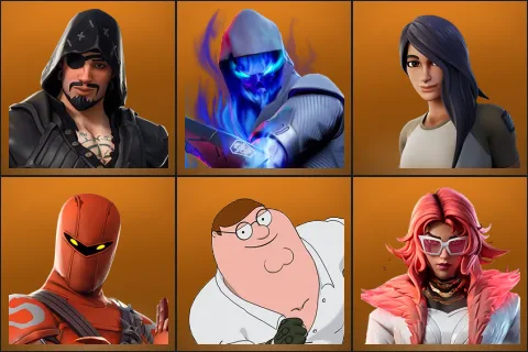 Blackheart, Fusion, Gear Specialist Maya, Hybrid, Peter Griffin, Valeria