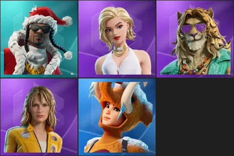 Santa Dogg, Cat Holloway, Kingston, The Bride, Wooly Warrior