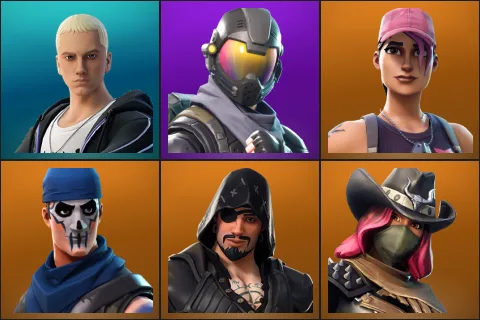 Slim Shady, Rogue Agent, Rose Team Leader, Warpaint, Blackheart, Calamity