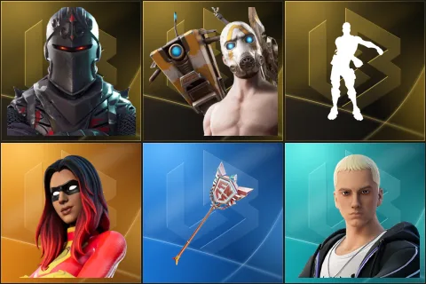Black Knight, Psycho Bandit, Floss, Joltara, The Axe of Champions 2.0, Slim Shady
