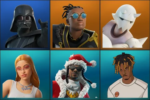 Darth Vader, Malik, Snap, Ice Spice, Santa Dogg, Slayer Juice WRLD