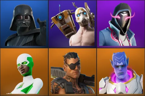 Darth Vader, Psycho Bandit, Xander, Backlash, Joey, Kymera