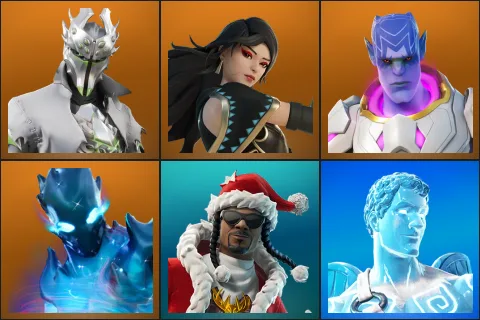 Rogue Spider Knight, Era, Kymera, Zero, Santa Dogg, Frozen Love Ranger