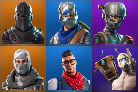 Black Knight, Blue Squire, Elite Agent, Havoc, Prodigy, Psycho Bandit