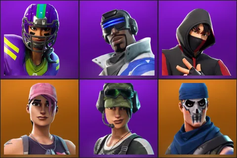 Blitz, Blue Striker, IKONIK, Rose Team Leader, Trailblazer, Warpaint