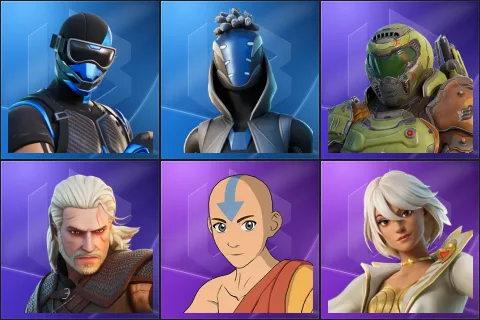 Fixer, Sultura, Doom Slayer, Geralt of Rivia, Aang, Aphrodite