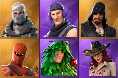Havoc, Sub Commander, Blackheart, Hybrid, Lt. Evergreen, Sidewinder