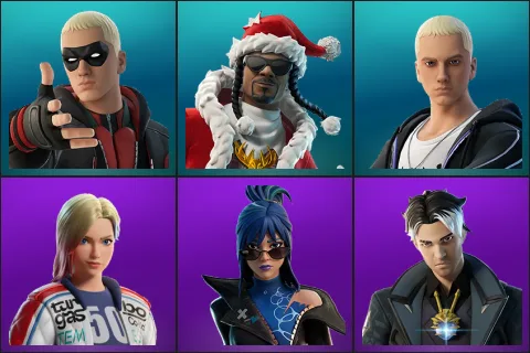 Rap Boy, Santa Dogg, Slim Shady, Dueling Dragons Jackie, Hope, Montague