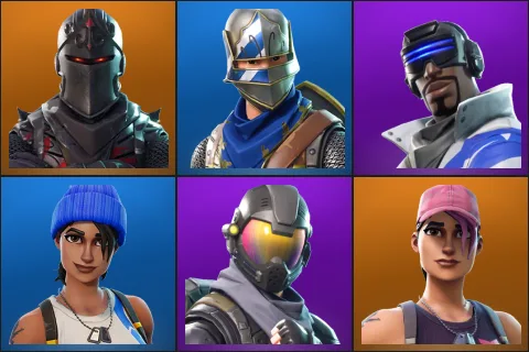 Black Knight, Blue Squire, Blue Striker, Blue Team Leader, Rogue Agent, Rose Team Leader