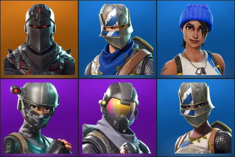 Black Knight, Blue Squire, Blue Team Leader, Elite Agent, Rogue Agent, Royale Knight