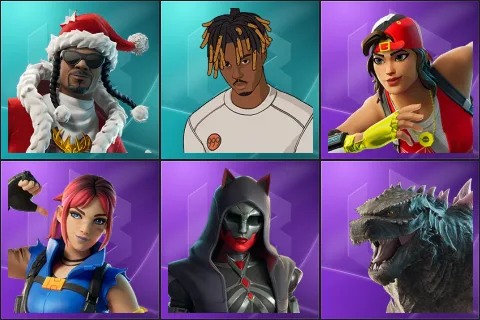 Santa Dogg, Slayer Juice WRLD, Champion Sparkplug, Explorer Emilie, Felina, Godzilla Evolved