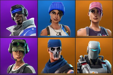 Blue Striker, Blue Team Leader, Rose Team Leader, Trailblazer, Warpaint, A.I.M.