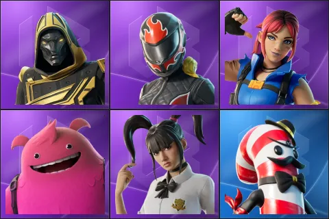 Blitz Knight, Burnoff, Explorer Emilie, Yeddy, Yuki Yubari, Mr. Dappermint