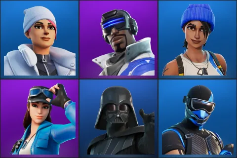 Blizzard Bomber, Blue Striker, Blue Team Leader, Cloud Striker, Darth Vader, Fixer