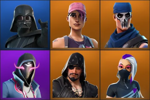 Darth Vader, Rose Team Leader, Warpaint, Xander, Blackheart, Catalyst