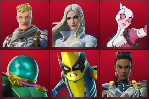 Captain Jones, Emma Frost, Gwenpool, Mysterio, Peelverine, Shuri