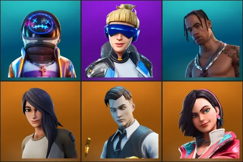 Astro Jack, Neo Versa, Travis Scott, Gear Specialist Maya, Midas, Rox