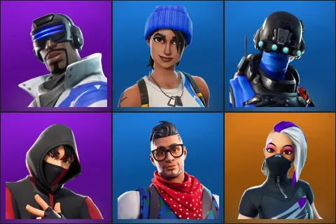 Blue Striker, Blue Team Leader, Carbon Commando, IKONIK, Prodigy, Catalyst