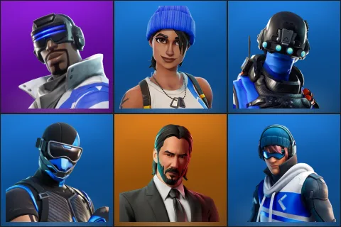 Blue Striker, Blue Team Leader, Carbon Commando, Fixer, John Wick, Point Patroller