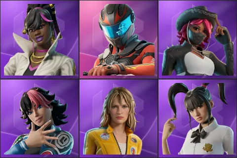 Danica, Maxx Speed, Omen Hunter Calamity, Sedona, The Bride, Yuki Yubari