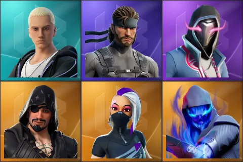 Slim Shady, Solid Snake, Xander, Blackheart, Catalyst, Fusion